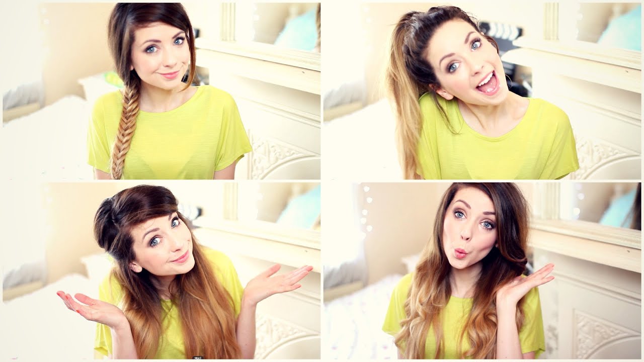 How To: My Quick and Easy Hairstyles | Zoella