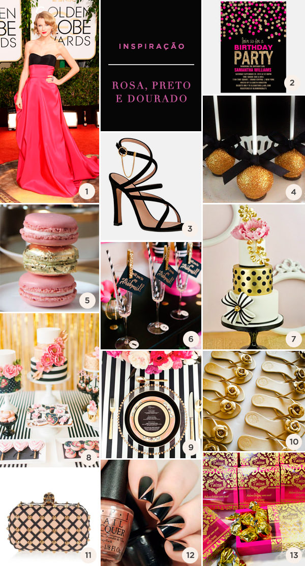 inspiracao-rosa-preto-dourado-festa-de-15-anos
