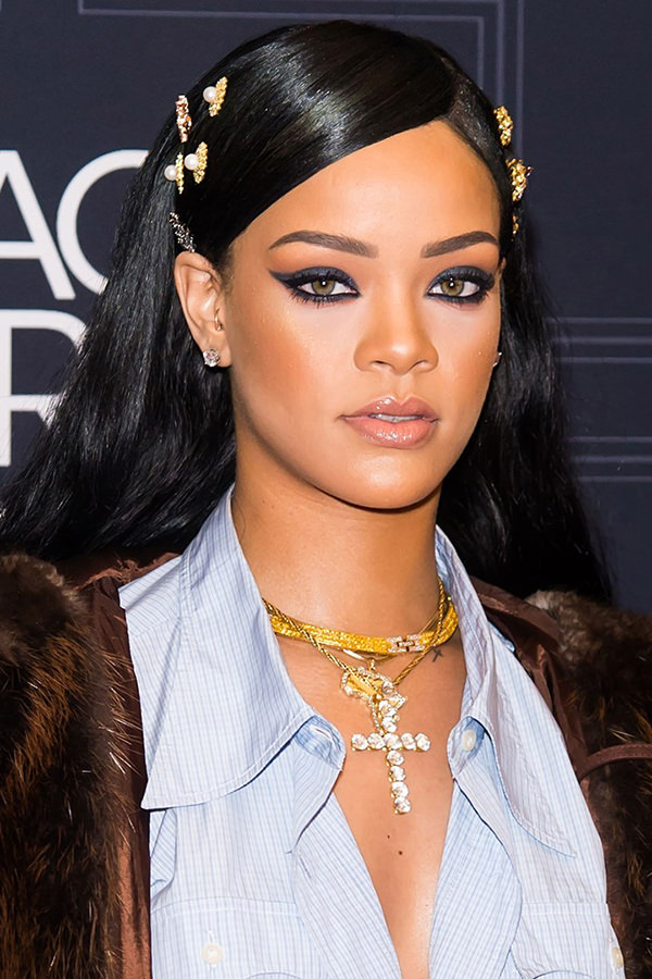 Make Rihanna, Maquiagens Rihanna, Make Riri, Delineado Rihanna