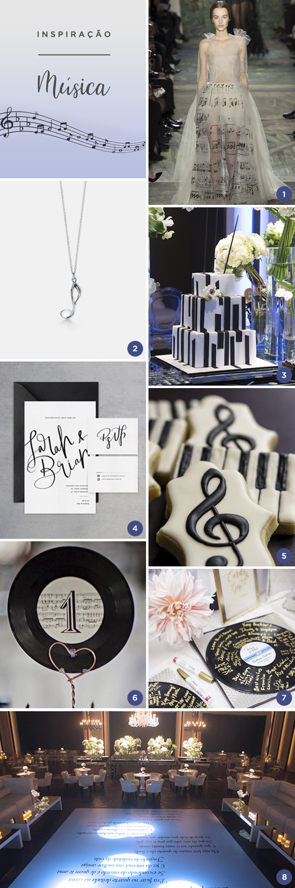 8 ideias para uma festa de 15 anos com tema música - Constance Zahn |  Constance Zahn | 15 anos, image size:600x1803